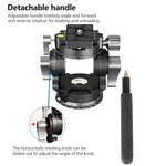 BEXIN DT-02S/S Đầu Kéo Chống Trượt Hành Động Chuyên Nghiệp 2D 360 Độ Toàn Cảnh Cho Chân Máy, Kèm Tấm Tháo Nhanh, DT-02S/S