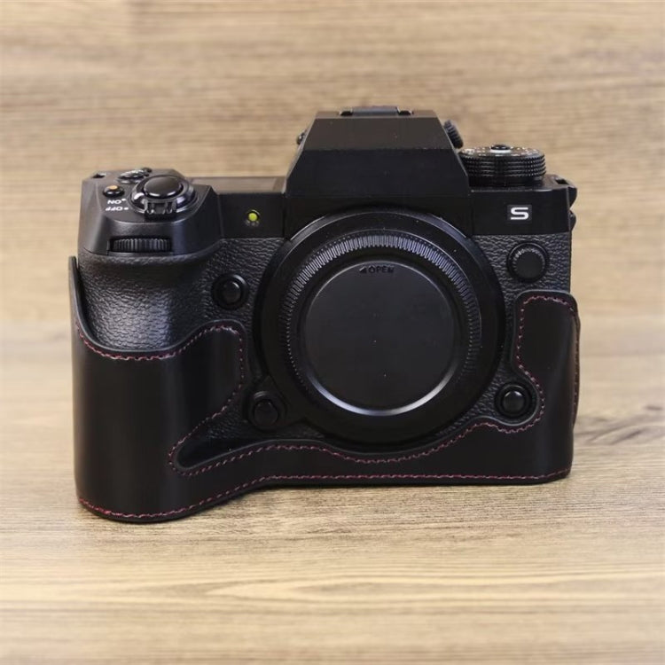 Đế ốp nửa máy ảnh bằng da PU ren 1/4 inch cho Fujifilm XH2S, Dành cho Fujifilm XH2S