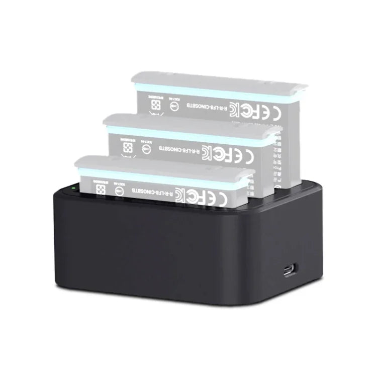 Bộ Sạc Nhanh Pin Ba Ngăn cho Insta360 X3 / One X2, Dành cho Insta360 X3 / One X2