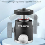 Adapter đầu bi chân máy kim loại toàn cảnh YELANGU LW-A01, LW-A01