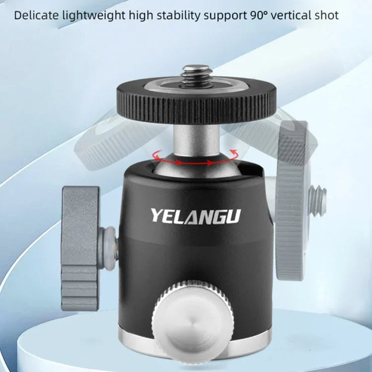 Adapter đầu bi chân máy kim loại toàn cảnh YELANGU LW-A01, LW-A01
