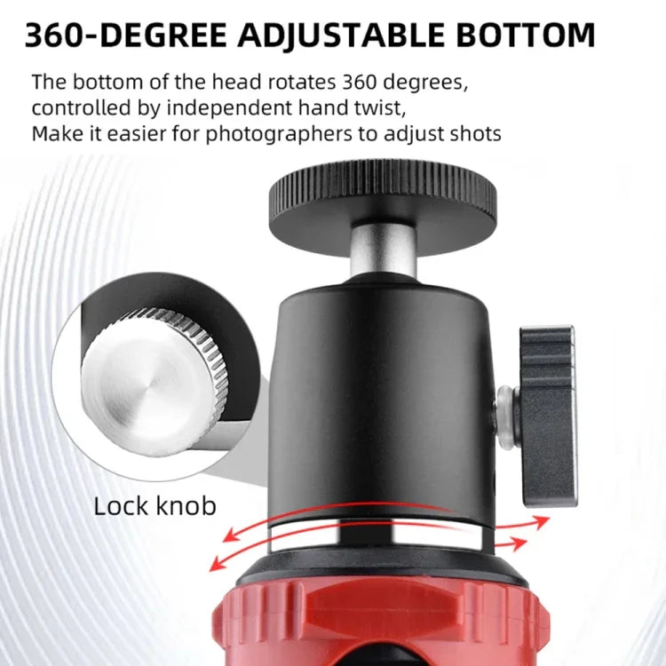 Adapter đầu bi chân máy kim loại toàn cảnh YELANGU LW-A01, LW-A01