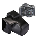 Túi đựng máy ảnh toàn thân bằng da PU có dây đeo cho Canon EOS M5, Dành cho EOS M5