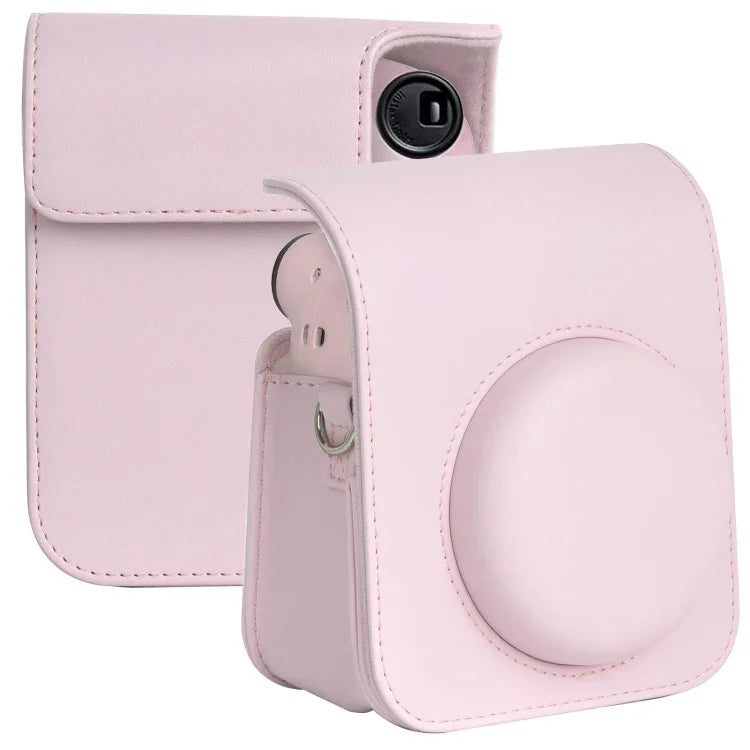 Túi đựng máy ảnh da nguyên thân cho FUJIFILM instax mini 12 kèm dây đeo