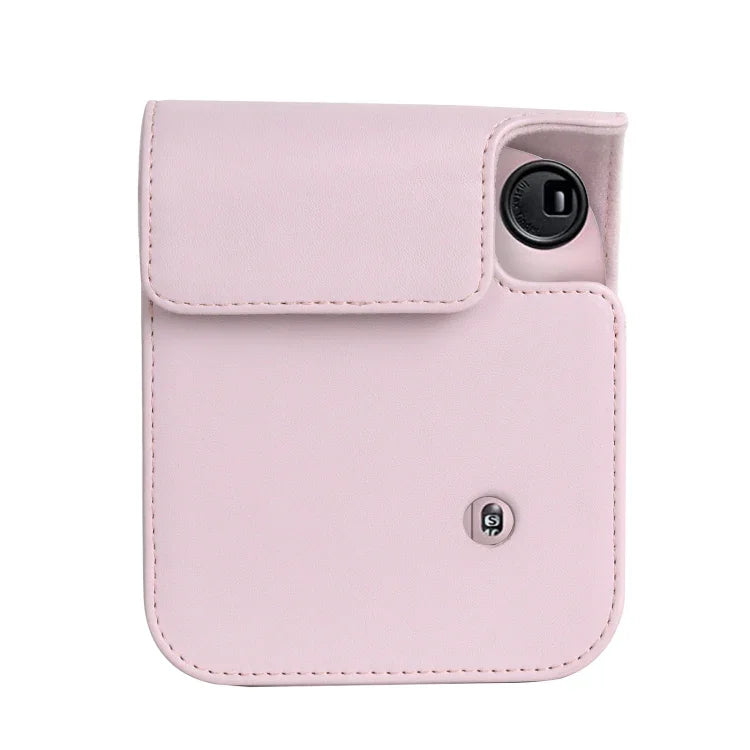 Túi đựng máy ảnh da nguyên thân cho FUJIFILM instax mini 12 kèm dây đeo