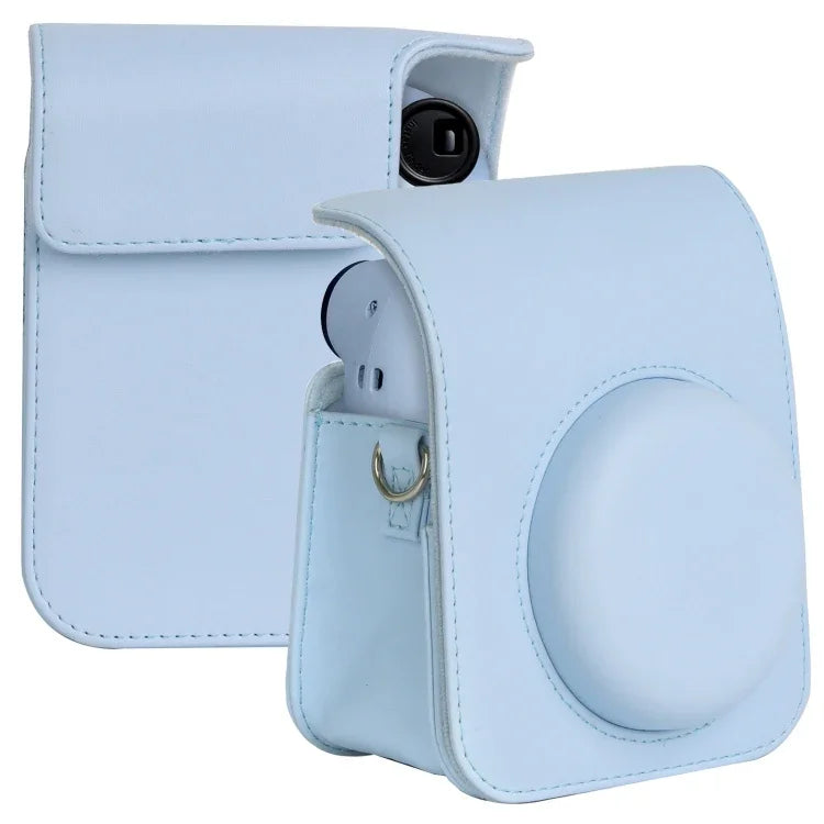 Túi đựng máy ảnh da nguyên thân cho FUJIFILM instax mini 12 kèm dây đeo