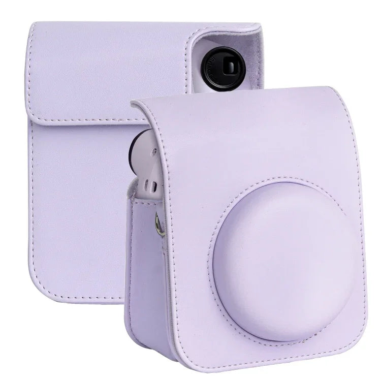 Túi đựng máy ảnh da nguyên thân cho FUJIFILM instax mini 12 kèm dây đeo