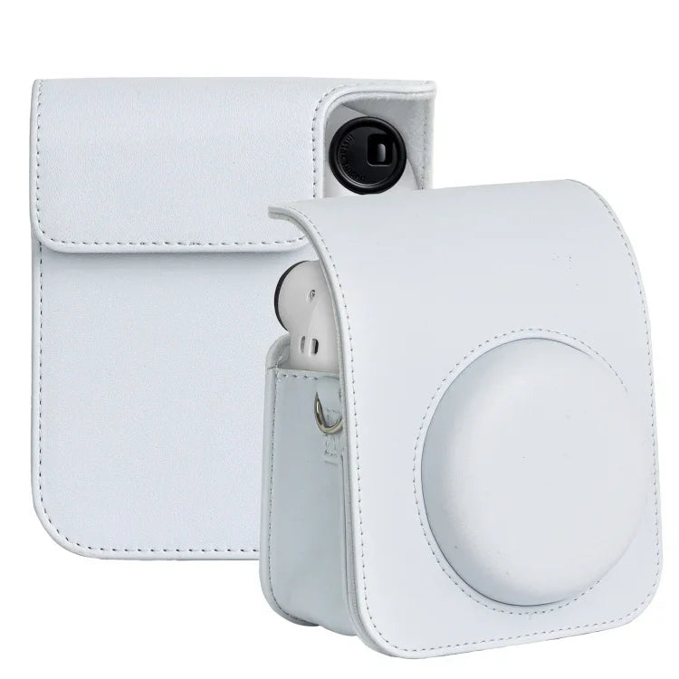 Túi đựng máy ảnh da nguyên thân cho FUJIFILM instax mini 12 kèm dây đeo