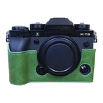 Vỏ nửa máy ảnh da PU ren 1/4 inch cho FUJIFILM X-T5, Dành cho FUJIFILM X-T5
