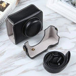Túi đựng máy ảnh da nam châm toàn thân cho Sony ZV-1F Vlog Camera kèm dây đeo, Dành cho Sony ZV-1F có nam châm