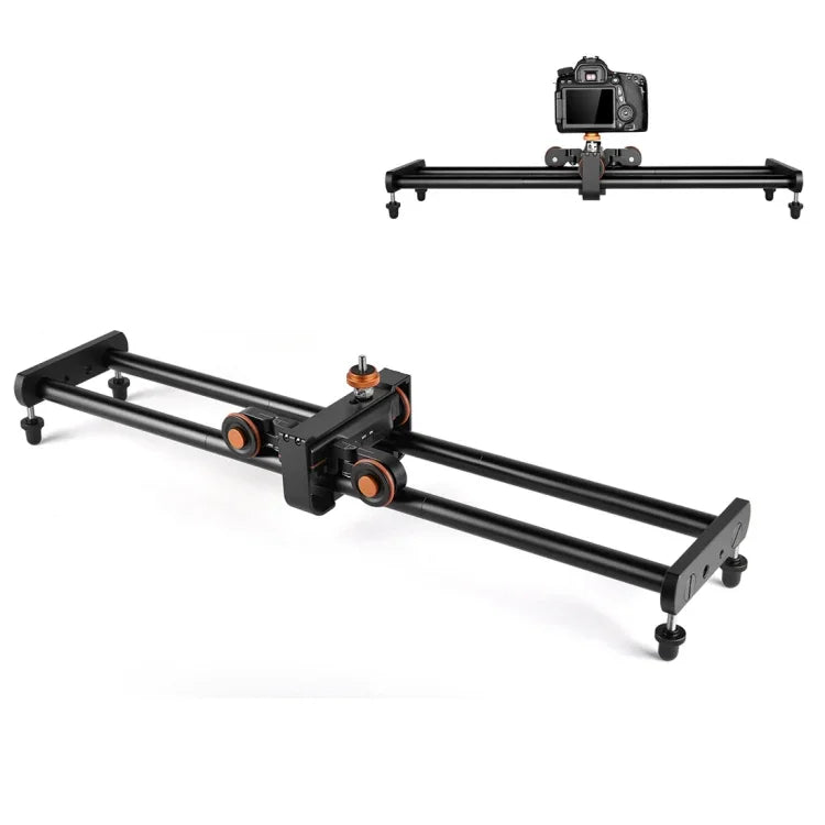 YELANGU YLG0119A Thanh ray trượt ghép nối 60cm + Khóa ray xe đẩy cho máy ảnh SLR / máy quay phim, Thanh ray 60cm + Khóa ray