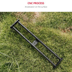 YELANGU YLG0119A Thanh ray trượt ghép nối 60cm + Khóa ray xe đẩy cho máy ảnh SLR / máy quay phim, Thanh ray 60cm + Khóa ray