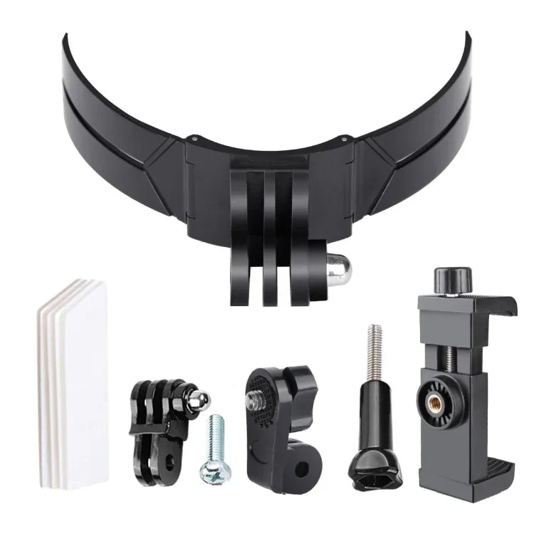 Bộ gắn camera hành động gập uốn với khóa móc J và kẹp điện thoại xoay, giá gắn gập uốn