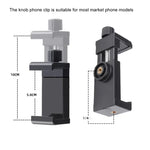 Bộ gắn camera hành động gập uốn với khóa móc J và kẹp điện thoại xoay, giá gắn gập uốn
