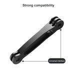 Tay cầm nối dài hợp kim nhôm cho GoPro, Insta360, DJI và các máy quay hành động khác, dài 10.8cm, 10.8cm