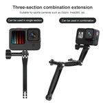 Tay cầm nối dài hợp kim nhôm cho GoPro, Insta360, DJI và các máy quay hành động khác, dài 10.8cm, 10.8cm