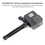 Tay Cầm Mở Rộng Nhôm Khớp Nối Cho GoPro, Insta360, DJI và Các Máy Quay Hành Động Khác, Chiều Dài: 8.8cm, 8.8cm