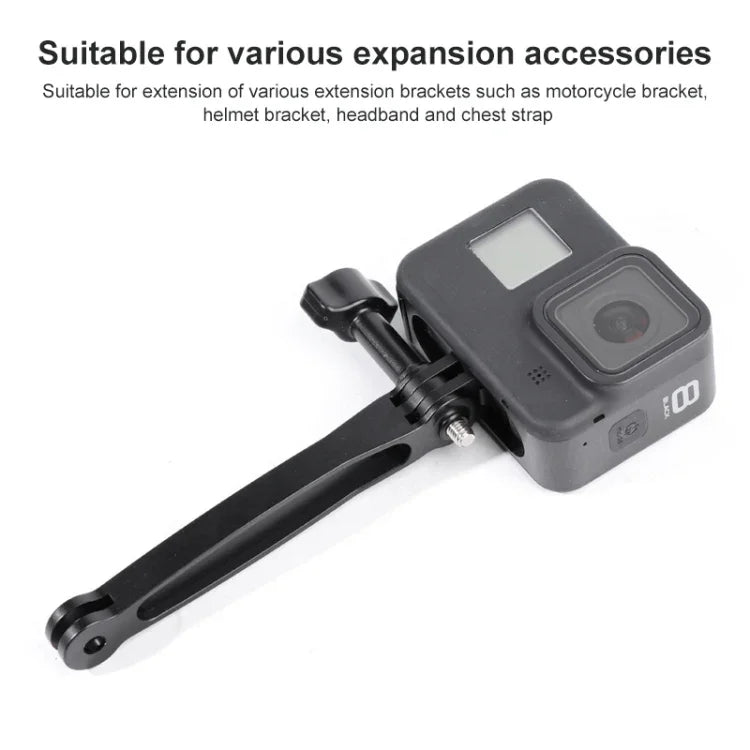 Tay Cầm Mở Rộng Nhôm Khớp Nối Cho GoPro, Insta360, DJI và Các Máy Quay Hành Động Khác, Chiều Dài: 8.8cm, 8.8cm