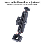 Giá đỡ tay cầm ghế trước xe hơi đầu bi 21mm với bộ chuyển đổi chân máy & ốc vít cho GoPro, Insta360, DJI và các camera hành động khác, 21mm 16.3cm