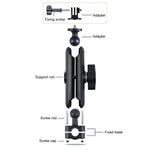 Giá đỡ tay cầm ghế trước ô tô 25mm kèm adapter chân máy & vít cho GoPro, Insta360, DJI và các máy quay hành động khác, 25mm 22cm