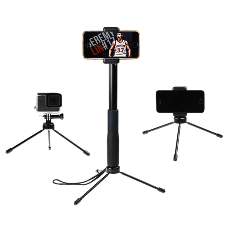 Giá Đỡ Chân Máy Gấp Được Tay Cầm 30-93cm Đa Năng Gậy Tự Sướng Monopod cho GoPro, Insta360, DJI và Các Máy Ảnh Hành Động Khác, Điện Thoại, Chiều Dài: 30-93cm