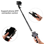 Giá Đỡ Chân Máy Gấp Được Tay Cầm 30-93cm Đa Năng Gậy Tự Sướng Monopod cho GoPro, Insta360, DJI và Các Máy Ảnh Hành Động Khác, Điện Thoại, Chiều Dài: 30-93cm