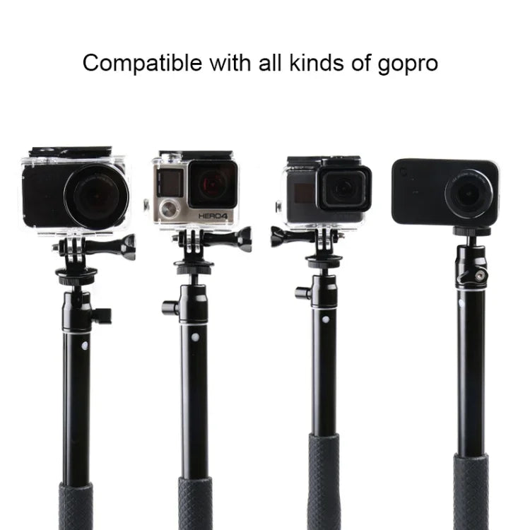 Giá Đỡ Chân Máy Gấp Được Tay Cầm 30-93cm Đa Năng Gậy Tự Sướng Monopod cho GoPro, Insta360, DJI và Các Máy Ảnh Hành Động Khác, Điện Thoại, Chiều Dài: 30-93cm