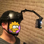 Bộ Gắn Trước Mũ Bảo Hiểm cho GoPro, Insta360, DJI và Các Máy Ảnh Hành Động Khác, Bộ Gắn