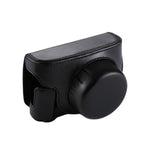 Túi đựng máy ảnh toàn thân bằng da PU có dây đeo cho Panasonic Lumix GF7 / GF8 / GF9 (ống kính 12-32mm / 14-42mm), Dành cho Lumix GF7