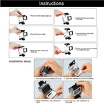 Vỏ bảo vệ chống nước 30m cho GoPro HERO6 /5 + Nắp lưng rỗng có khóa, giá đỡ cơ bản & ốc vít, không cần tháo ống kính (GP413), Vỏ bảo vệ + Nắp lưng