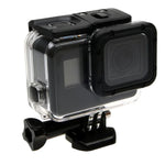 Vỏ bảo vệ chống nước 30m cho GoPro HERO6 /5 + Nắp lưng rỗng có khóa, giá đỡ cơ bản & ốc vít, không cần tháo ống kính (GP413), Vỏ bảo vệ + Nắp lưng