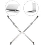 Giá đỡ làm mát bằng hợp kim nhôm đa năng có thể gập, tăng chiều cao, dành cho PC iPad Notebook 12-17 inch