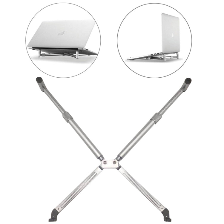 Giá đỡ làm mát bằng hợp kim nhôm đa năng có thể gập, tăng chiều cao, dành cho PC iPad Notebook 12-17 inch