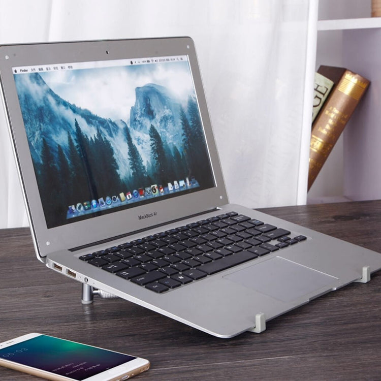 Giá đỡ làm mát bằng hợp kim nhôm đa năng có thể gập, tăng chiều cao, dành cho PC iPad Notebook 12-17 inch