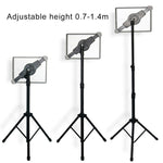 Giá đỡ ba chân đa năng cho máy tính bảng đứng trên sàn, dành cho iPad và máy tính bảng, laptop 7 - 12 inch