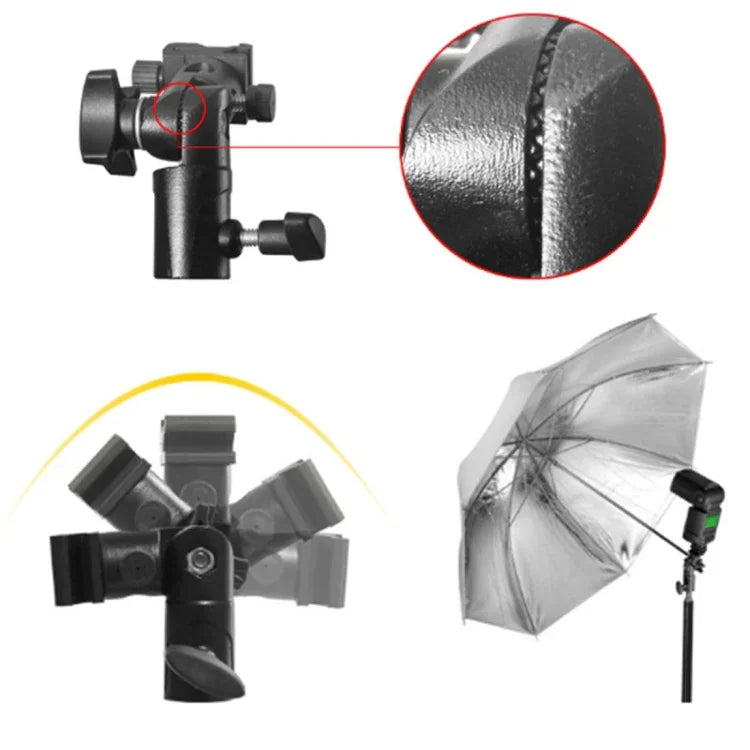 Giá đỡ đèn flash đa năng loại E, Tải trọng tối đa: 3kg, Giá đỡ E