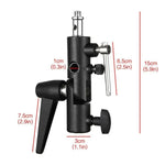 Giá đỡ đèn flash đa năng kiểu H, Tải trọng tối đa: 3kg, Giá đỡ H