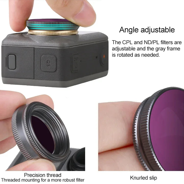 Sunnylife OA-FI179 Bộ lọc lặn cho ống kính DJI OSMO ACTION, OA-FI179, Màu tím