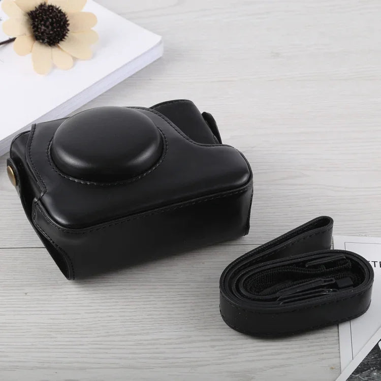 Túi đựng máy ảnh toàn thân bằng da PU có dây đeo cho Canon G16, Dành cho G16