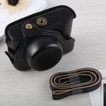 Túi đựng máy ảnh toàn thân bằng da PU có dây đeo cho Fujifilm X100F, Dành cho FUJI X100F