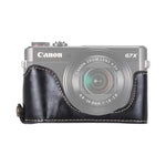 Đế bao da nửa thân máy ảnh chỉ 1/4 inch cho Canon G7 X Mark II, dành cho Canon G7X2