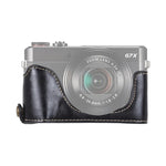 Đế bao da nửa thân máy ảnh chỉ 1/4 inch cho Canon G7 X Mark II, dành cho Canon G7X2