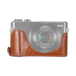 Đế bao da nửa thân máy ảnh chỉ 1/4 inch cho Canon G7 X Mark II, dành cho Canon G7X2