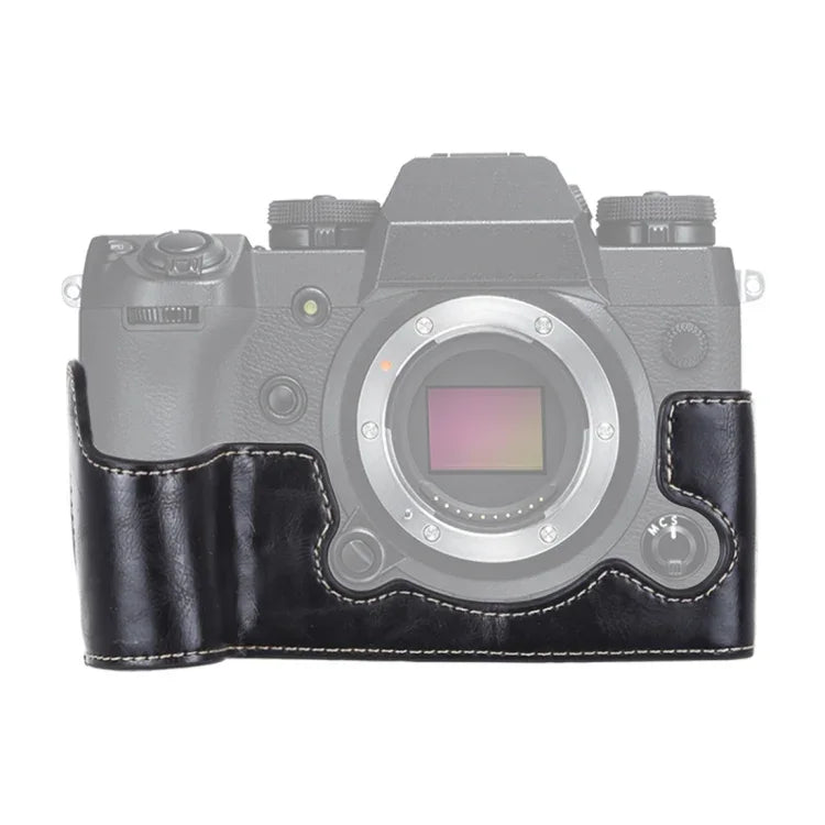 Đế bao da nửa thân máy ảnh chỉ 1/4 inch cho FUJIFILM X-H1, dành cho FUJIFILM X-H1, dành cho FUJIFILM XH1