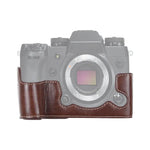 Đế bao da nửa thân máy ảnh chỉ 1/4 inch cho FUJIFILM X-H1, dành cho FUJIFILM X-H1, dành cho FUJIFILM XH1