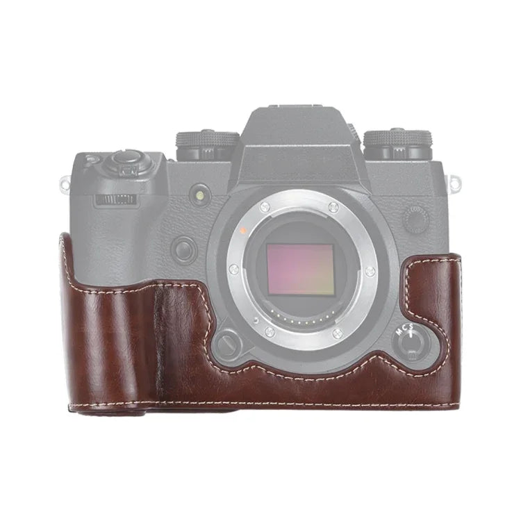 Đế bao da nửa thân máy ảnh chỉ 1/4 inch cho FUJIFILM X-H1, dành cho FUJIFILM X-H1, dành cho FUJIFILM XH1