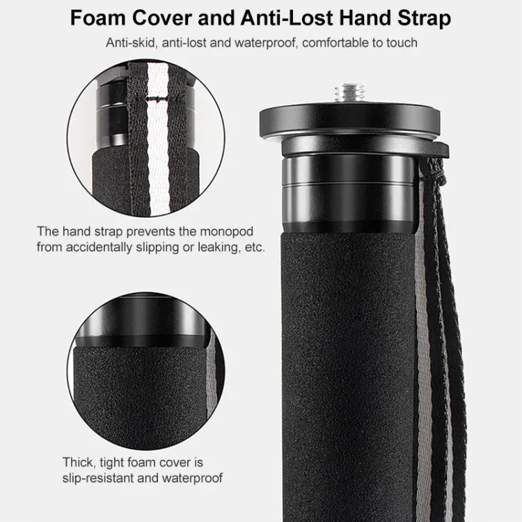 Chân máy đơn sợi carbon BEXIN P336C cho máy ảnh, giá đỡ selfie du lịch trực tiếp, P336C