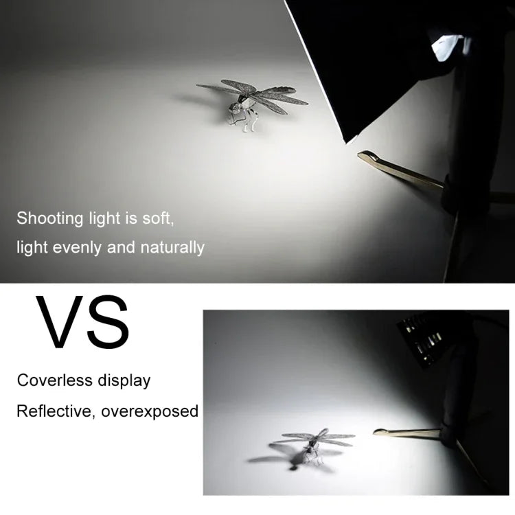 Vỏ Khuếch Tán Mềm Gấp Gọn Cho Đèn Flash Ngoài, Kích thước: 10cm x 13cm, Hình Chữ Nhật 10x13cm