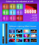 Đèn LED Stick Video Ảnh Đa Sắc RGB LUXCeO P6, Điều Khiển Qua Ứng Dụng, Đèn LED Chiếu Sáng Đầy Màu, P6