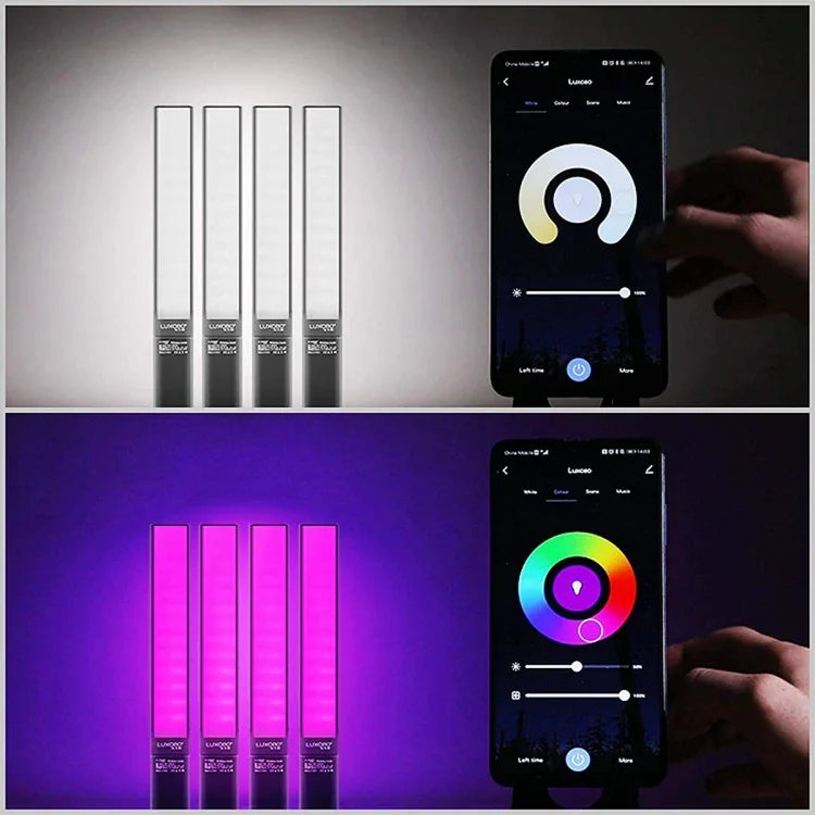 Đèn LED Stick Video Ảnh Đa Sắc RGB LUXCeO P6, Điều Khiển Qua Ứng Dụng, Đèn LED Chiếu Sáng Đầy Màu, P6